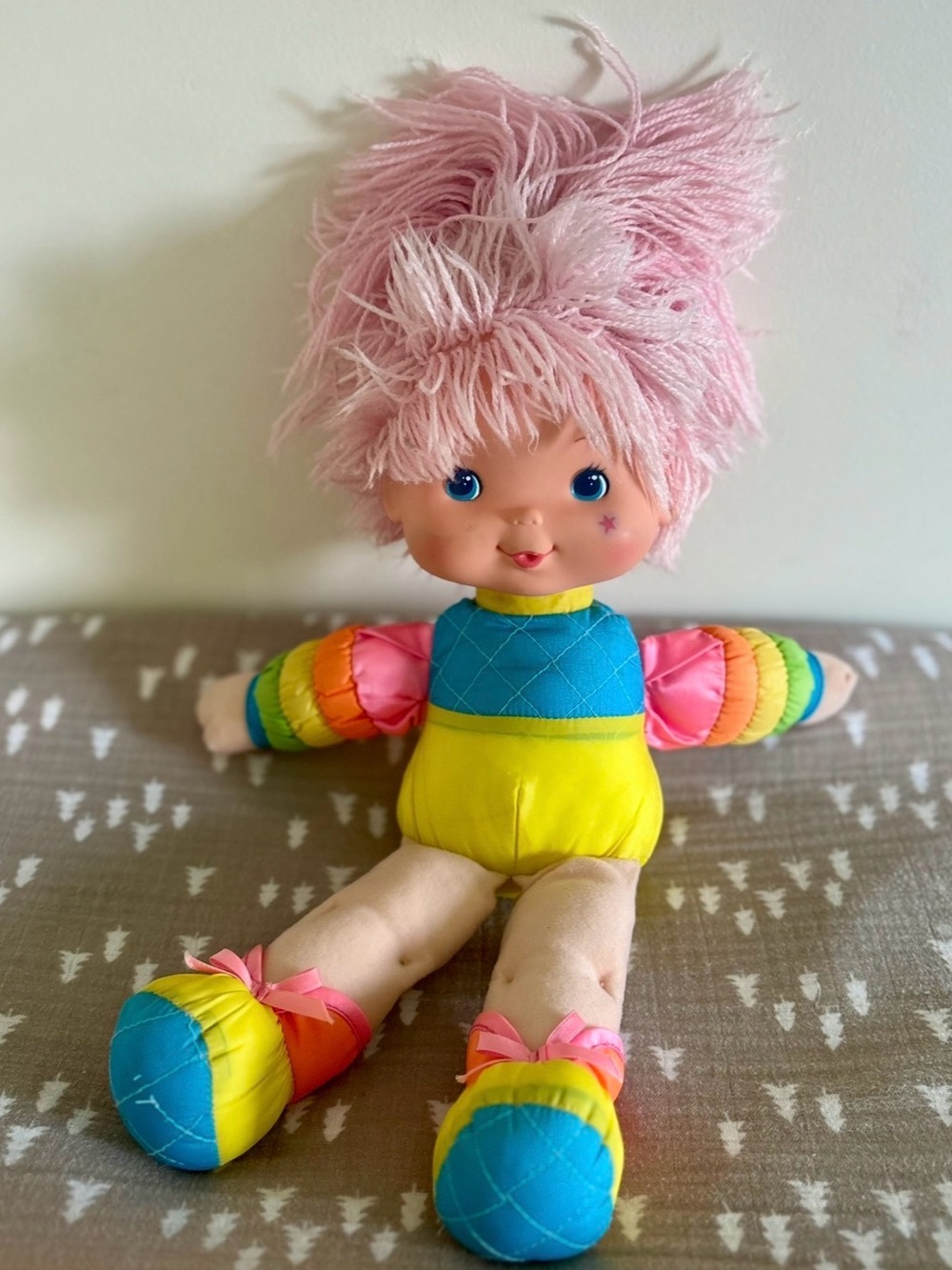Vintage 1983 Mattel Rainbow Brite Tickled Pink Doll